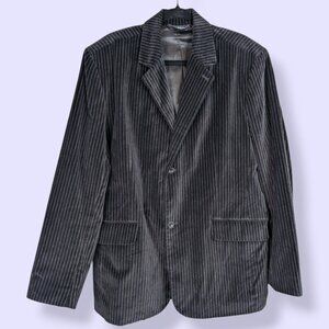 DKNY Jeans Black Velvet Blazer